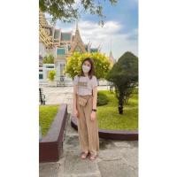 ราคา ชุดเซ็ท LV มาใหม่ เสื้อแขนสั้น+กางเกงขายาวตีเกล็ดหน้า (มือสองของแม่ค้า) (23303044928)