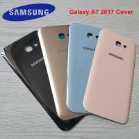 ราคา Samsung Galaxy A7 2017 ฝาหลังแบตเตอรี่กรณี 3D กระจกด้านหลังฝาครอบสําหรับ Samsung A 7 2017 A720 A720F (25296666115)