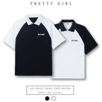 ราคา APL05 Raglan เสื้อโปโลสําหรับผู้ชายและผู้หญิง Basic Loose Form Loose Sleeve ผ้าฝ้าย 100% สุดเท่ HIYOU (24077932570)