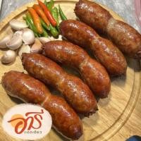 ราคา ไส้กรอกหมูทอด ไส้กรอกอีสานพร้อมทาน หมูเน้นๆมันน้อย (6729452130)