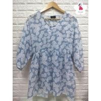 ราคา เสื้อจัมพ์เอวลายดอก สาวอวบ Big size/ Plus size [มือสอง] (4935172620)