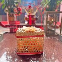 ราคา ชะลอมใส่ส้ม ผลไม้ ชะลอมตรุษจีน หูหิ้ว ทรงเหลี่ยม (26874134916)