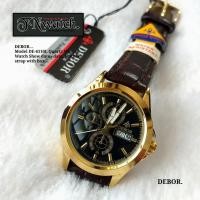 ราคา DEBOR รุ่น DE-6110L นาฬิกาข้อมือผู้หญิงระบบควอทซ์ แสดงวัน/วันที่ สายหนัง พร้อมกล่อง (4817408064)