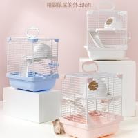ราคา Kano กรงหนูแฮมสเตอร์เครื่องร่อนน้ำตาลซื้อกลับบ้าน 27 ซม. ปราสาทหิมะขนาดใหญ่วิลล่าสองชั้นกรงพื้นฐานแ (25189720525)