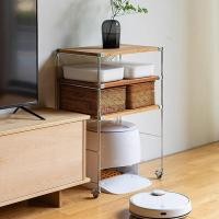 ราคา สไตล์ญี่ปุ่นชั้นวางห้องนั่งเล่นชั้นเก็บชั้นมัลติฟังก์ชั่การจัดเก็บครัวเรือนแสดงชั้นวางหนังสือกวาดหุ่นยนต์การจัดเก็บ (48306433691)