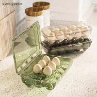 ราคา [สปริงเซเว่น] 10/15กริดไข่กล่องเก็บพลาสติกใสแบบพกพาไข่สดเก็บกรณีตู้เย็นภาชนะเก็บครัวเครื่องมือใหม่หุ้น (28203659680)