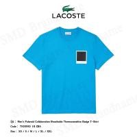 ราคา Lacoste เสื้อยืดคอกลม รุ่น Men’s Polaroid Collaboration Breathable Thermosensitive Badge T-Shirt Code: TH2093 10 ZBA (18393738418)