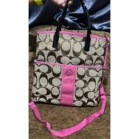 ราคา ลดราคา โค้ชวินเทจแท้‼️‼️สภาพสวยมาก ชมพูทอง ทรงสูง จุของเยอะ มีทั้งสายถือและสายยาว (43710550948)