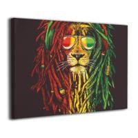 ราคา Rasta Vibe Lion Frameless ภาพวาดบทคัดย่อภาพวาดบนผ้าใบ Wall Art พร้อมแขวนห้องนอนภาพวาดตกแต่งบ้านภาพวาดผ้าใบพิมพ์สําหรับ Hom (41802969603)