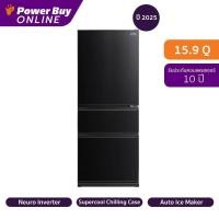ราคา MITSUBISHI ELECTRIC ตู้เย็น 3 ประตู 15.9 คิว Inverter (สีดำประกาย) รุ่น MR-CGX51EY-GBK (29575089754)