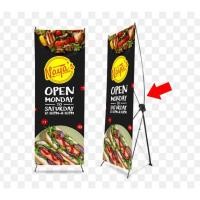 ราคา X Stand ขาตั้งโชว์ไวนิล ตั้งรูปภาพ ใส่ไวนิลขนาด 70x180cm (สินค้าเฉพาะขาตั้ง) (5635293987)