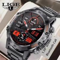 ราคา Lige นาฬิกาข้อมือสมาร์ทวอทช์ IP68 กันน้ํา เหมาะกับการเล่นฟิตเนส กีฬา สําหรับผู้ชาย Android iOS (24904402372)