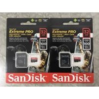 ราคา SanDisk Extreme Pro microSD 32GB ความเร็ว อ่าน 100MB/s เขียน 90MB/s ของแท้ 100% (1387687978)