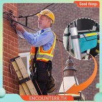 ราคา [เคาน์เตอร์.ไทย] Telescoping Ladder Tool Bag Utility Tools Bags Waterproof Oxford Cloth Tool Pouch Multifunctional with Side Pockets for Carpenter Plumber Electrician (40356260245)