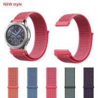 ราคา 20 22 มม.นาฬิกาไนลอนกว้างสําหรับ Samsung Gear S3 Frontier Gear S2 คลาสสิกสายรัดกีฬาสําหรับ Samsung Galaxy นาฬิกา 46 มม.42 มม.Breathable (53956049041)