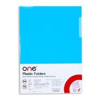 ราคา ONE ซองเอกสาร สีน้ำเงิน ขนาด A4 (12ซอง/แพ็ค) (5682988947)