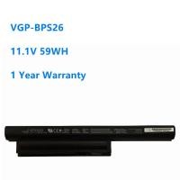ราคา VGP-BPS26 new 11.1 volt 59oh/5300 mah laptop battery for sony VAIO BPL26 BPS26 VGP-BPL26 VPCEH16EC VPCEL15EC SVE141 (24182787401)
