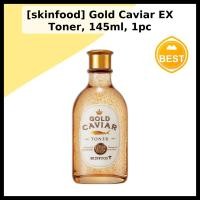 ราคา [skinfood] Gold Caviar EX Toner, 145ml, 1pc / Korean Toner / Skin Rinning / ของแท้ 100% โดย All-in Korea (54556398205)