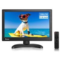 ราคา Eyoyo จอภาพ HDMI ขนาดเล็กแบบพกพา 12 นิ้ว LCD Monitor 1366x768 w/HDMI VGA BNC อินพุต AV ลําโพงในตัว (26573551875)