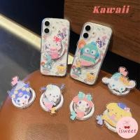 ราคา Kawaii Mermaid Melody Kitty Cat Kickstand ไร้สายชาร์จโทรศัพท์มือถือสําหรับ iPhone 17 16 15 Plus 14 13 12 Pro Max 11 15Pro กันกระแทกอะคริลิคโทรศัพท์มือถือ Shell (27733378656)
