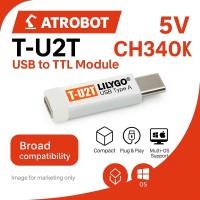 ราคา LILYGO T-U2T CH340K USB to TTL Converter Module Auto Download 5V/3.3V for Arduino ESP8266 ESP32 (40873227516)