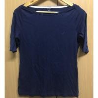 ราคา [มือสอง] เสื้อยืดแต่งกระดุมแขน ยี่ห้อ nautica (1336435376)