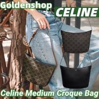 ราคา Celine CELINE กระเป ๋ าสะพายผ ้ าใบและหนังแกะขนาดกลาง (27853095341)