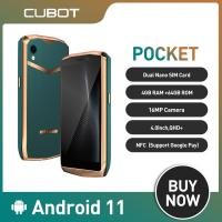 ราคา Cubot Pocket Mini Smartphone Android 11Dual SIM 4GB 64GB 4 Inch Small Screen Cellphone 16MP Camera NFC Quad Core (14992200643)