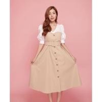 ราคา Coatover ชุด Travel Vloger Dress สีน้ำตาล (3877016352)