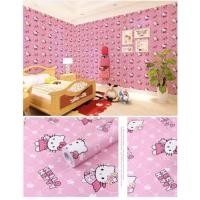 ราคา PWshop ด่วน ด่วน** พิเศษมาก!!! ยาว1000CM Wallpapers วอลเปเปอร์ วอลเปเปอร์ติดผนัง sticker วอลเปเปอร์ลายคิตตี้ ลายคิตตี้ (24579839440)