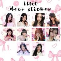 ราคา [Luvlystuff] ILLIT MAIL PINK DECO STICKER || สติ๊กเกอร์ KPOP PACKING WHANEE MOKA IROHA YUNAH MINJU GLOSSY (29316397201)