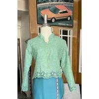 ราคา เสื้อบาบ๋า สีเขียว อัดกาว พรีออเดอร์ (27324114259)