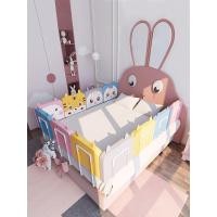 ราคา การออกแบบคลาสสิกเด็กรั้วป้องกันถุงนุ่มเด็กความปลอดภัยรั้วข้างเตียงเด็กป้องกันการหล่นรั้วเตียง1.8เมตร2เมตรสากล (41028839335)