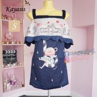 ราคา โล๊ะตู้ ส่งต่อ เดรสผ้าหนา ลายน่ารัก งานป้าย : Kayasis แท้ (2110821344)
