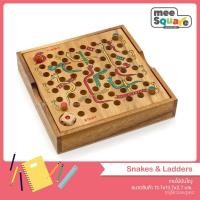 ราคา เกมบันไดงู เกมงูตกบันได (Snake and Ladder) Size L เกมกระดานงู เกมกระดาน เกมส์ไม้บริหารสมอง เกมส์ฝึกทักษะวางกลยุทธ์ BSIRI (8488472019)