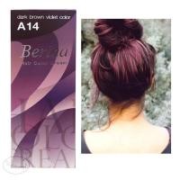 ราคา Berina A14 ( 3 กล่อง ) ครีมย้อมผม เบอริน่า สีน้ำตาลเข้มประกายม่วง (17239928398)