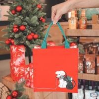 ราคา [ของแท้] กระเป๋าสตาร์บัคส์​ Starbucks Christmas Tote Bag 2020 (7362184970)
