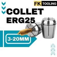 ราคา ลูกคอลเล็ต ERG25 COLLET ERG25 (ขนาด 3-20มิล) ลูกคอลเล็ต หัวจับดอกจับต๊าป (27904788202)