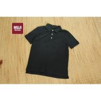 ราคา MUJI x cotton ทรงโปโลคอปกสีดำ x S อก 36 ยาว 25 • Code : 428(4) (22240428974)