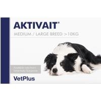 ราคา [VetPlus] AKTIVAIT Medium & Large Breed for Dogs(60 Capsules) / ผลิตภัณฑ์เสริมอาหารเพื่อบำรุงการทำงานของสมอง (55004065047)