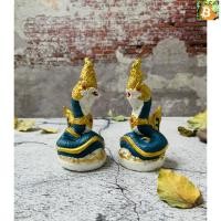 ราคา bitcoin พญานาคคู่รัก ปูนปั้น 1 คู่(สีน้ำเงิน) . (23235033790)