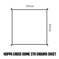 ราคา Hoppa Cross Dome 270 Ground Sheet (43528715777)