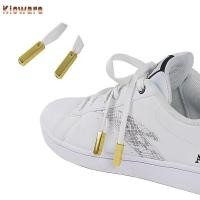 ราคา [Kloware] เคล็ดลับลูกไม้รองเท้าสีทองโลหะ 4 ชิ้น Aglets เพื่อซ่อมแซมหรือผูกเชือกสั้น (29087240390)