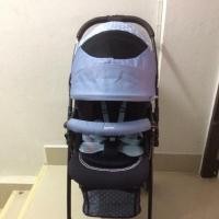 ราคา รถเข็นเด็กมือสอง Aprica รุ่น Flyle BL สีฟ้า มาพร้อมซัพพอทแท้ ตรงรุ่น สภาพนางฟ้า (1091188189)