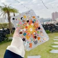 ราคา เคสแท็บเล็ต TPU ใสแบบนิ่ม For Samsung Galaxy Tab S6 Lite S10 FE S9 FE Plus A9 A11 Plus A9+ A8 S7 S8 อะคริลิก เคสหลังใส (45655897765)