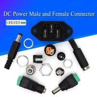 ราคา 5PCS DC Power Connector pin 2.1x5.5 มม.หญิงปลั๊กแจ็ค + ชายปลั๊กแจ็คซ็อกเก็ตอะแดปเตอร์ PCB Mount DIY อะแดปเตอร์เชื่อมต่อ 2.5X5.5 (47552529003)