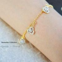 ราคา สร้อยข้อมือทองไมครอน ห้อยจี้เพชรสวิส (มี3แบบค่ะ) (1383618945)
