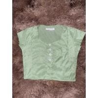 ราคา เสื้อครอปสีเขียวมิ้น (44401023734)