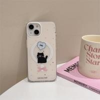 ราคา สต๊อคไทย พร้อมส่ง #เคสไอโฟน iphone 12-16Promax CAT04 เคสลายแมวดำ แม่เหล็กชาร์จ (29712934904)