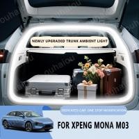 ราคา ด้านหลัง LED Light Bar แถบ Trunk ภายในโคมไฟตกแต่ง Strip Fit สําหรับ XPENG MONA M03 (44051483928)